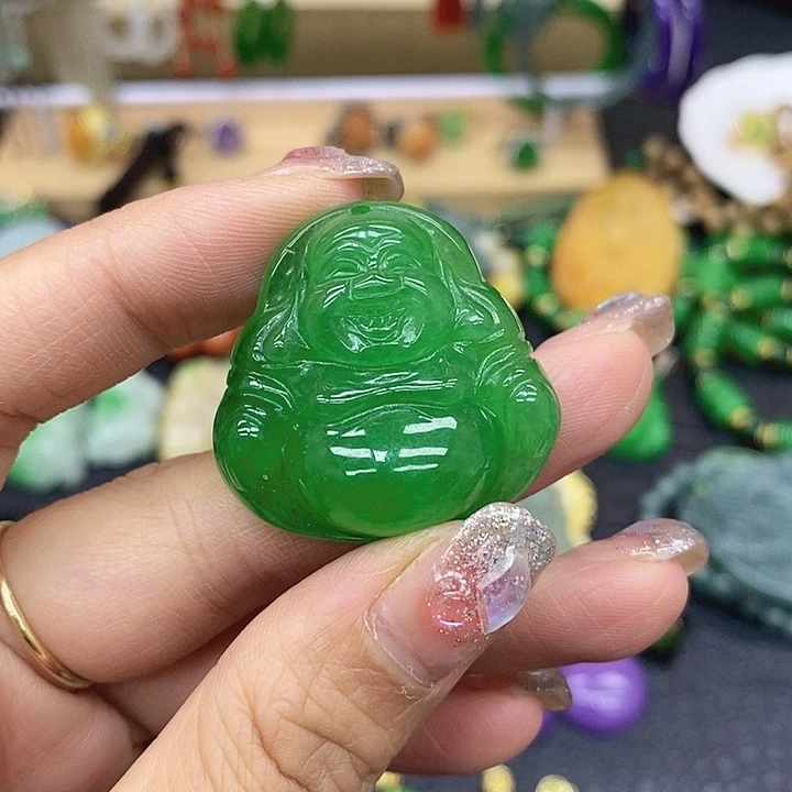 翡翠颈饰未镶嵌竹项链46