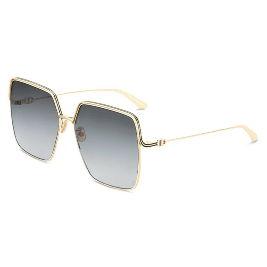 全新未使用 DIOR/迪奥 【小花念念】灰色渐变方框太阳眼镜