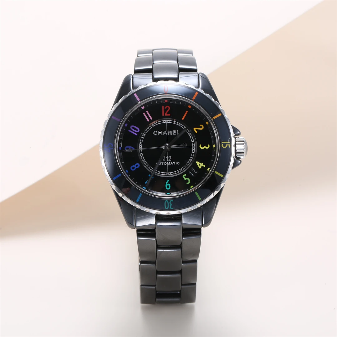 99新 Chanel/香奈儿 小花6枫香奈儿J12系列H7122腕表背透-38MM