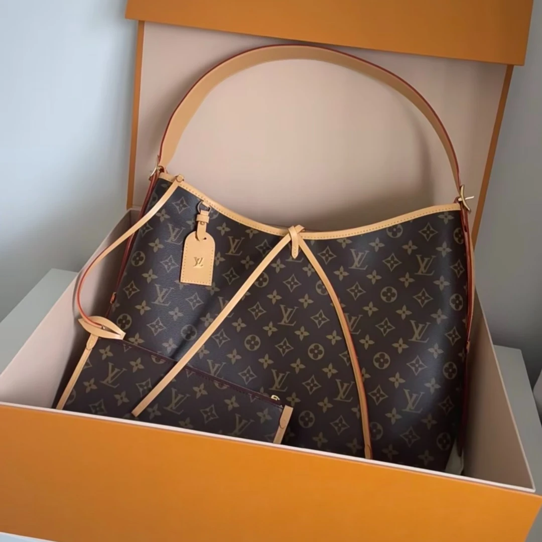 全新未使用  宠粉【小花念念】CARRYALL 中号 配子袋 老花包