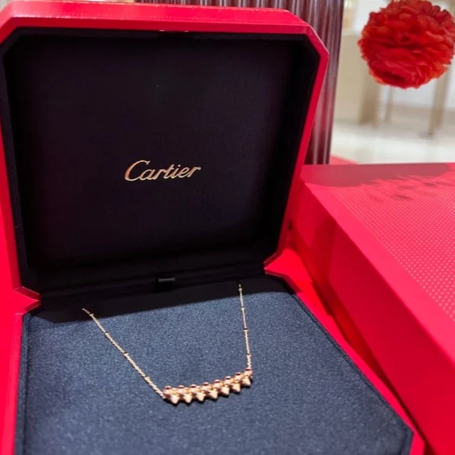 99新 Cartier/卡地亚 小花6枫CLASH DE CARTIER 小号款项链