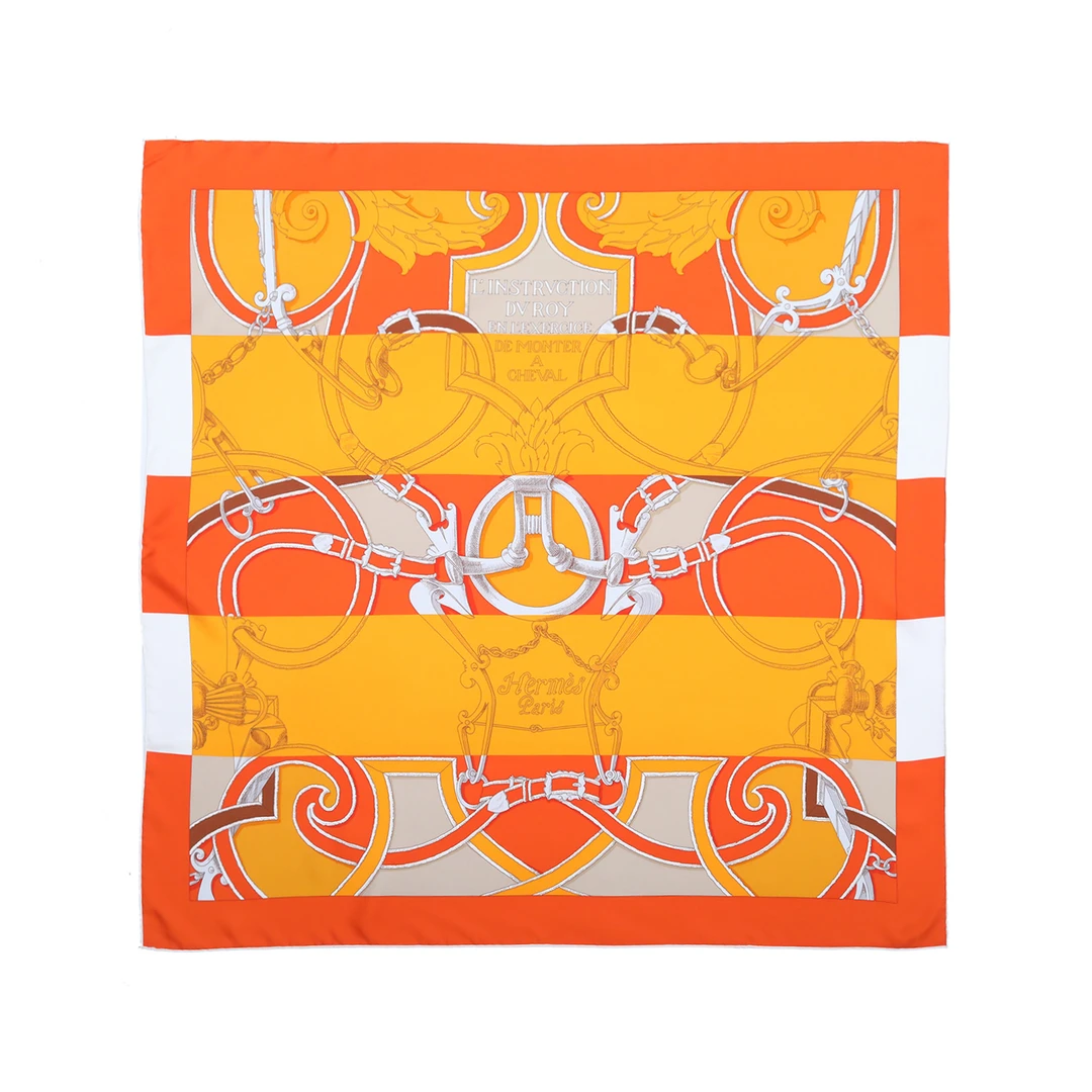 99新 Hermes/爱马仕 【小花念念】90X90CM 丝巾 印花 桑蚕丝