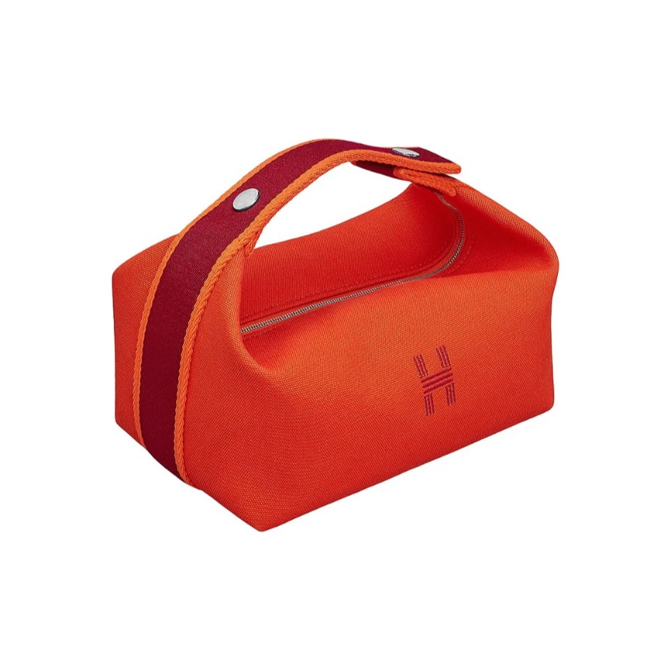 全新未使用 Hermes/爱马仕 新粉【小花念念】 饭盒包 小号 21