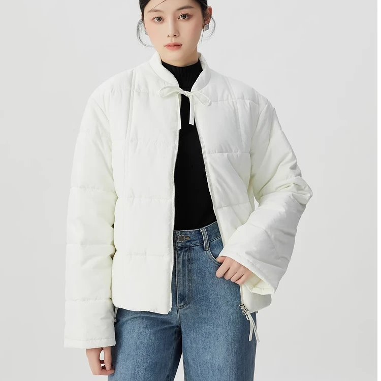 GIRDEAR/哥弟   保暖复古小立领新雪丽面包服外套1400701