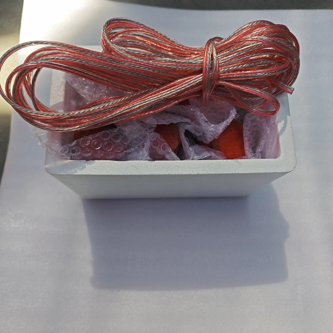 10米音箱线送自己家种的桃子2斤