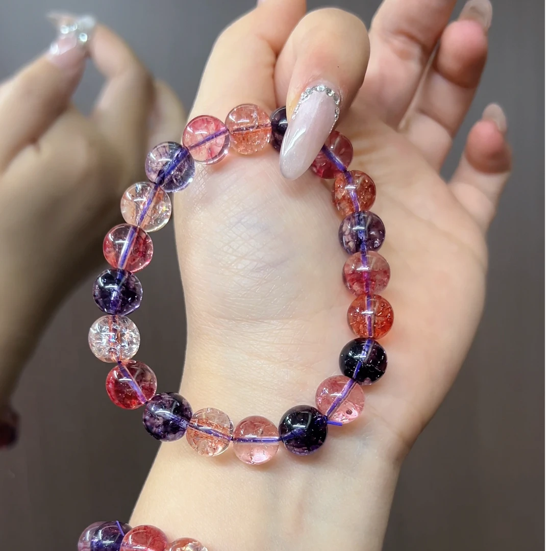 天然石水晶手串(默认微瑕 完美主义者慎拍)