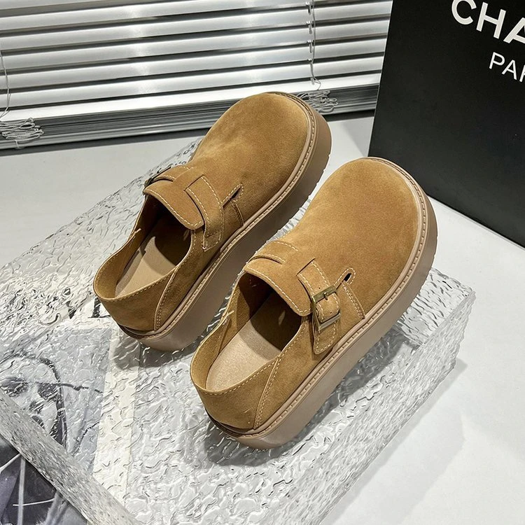 【Goldie古里】厚底新款懒人勃肯鞋舒适百搭软底磨砂