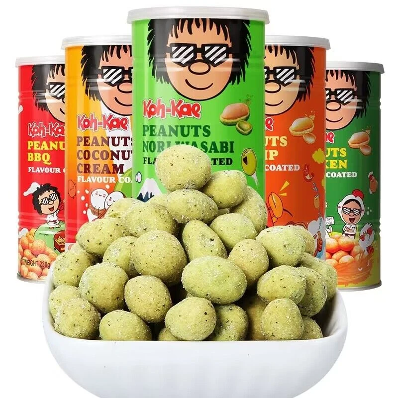 泰国进口大哥花生豆230g芥末味坚果花生米下酒菜香脆休闲小吃零食