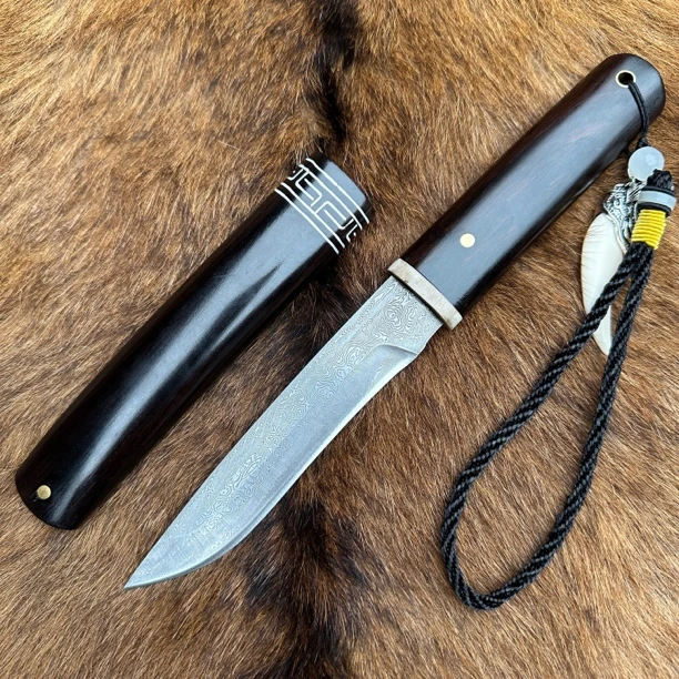 刀具黑檀木家用锋利水果瓜刨刀削皮切水果厨房小刀手工锻打户外