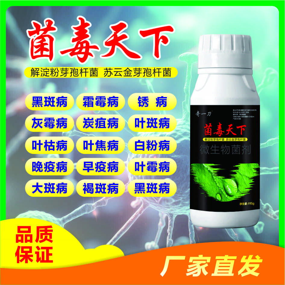 菌毒天下 防病控病 真细病三防三控 以菌克菌 缓解病害微生物菌剂