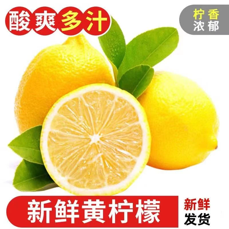 【带箱2.5-3斤】安岳黄柠檬新鲜皮薄大小果园采摘香气产地发货多汁