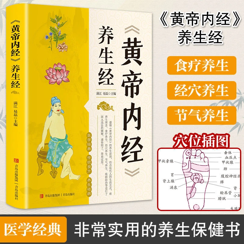 黄帝内经养生经智慧现代文白话文书健康保健食疗按摩经典家庭必备