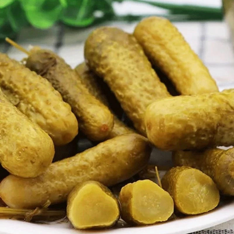 越南原装进口酸黄瓜500g/瓶俄罗斯风味即食腌制小青瓜随机发