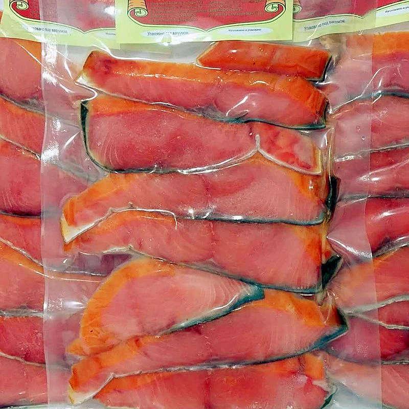 俄罗斯风味熏鱼 大马哈鱼片 下酒菜开袋即食200克食品