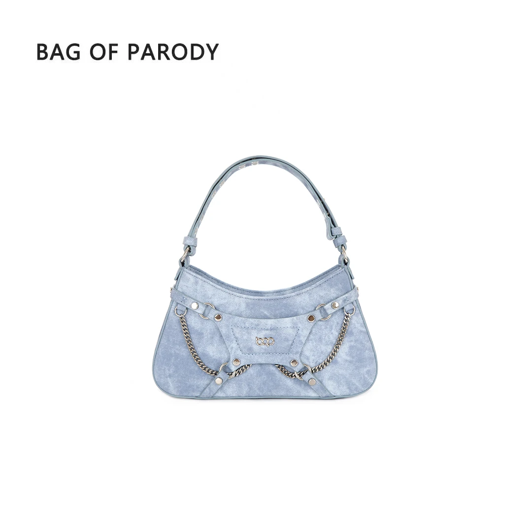 bagofparody 腋下包小众设计复古机车包斜挎包包女2023新款手提包