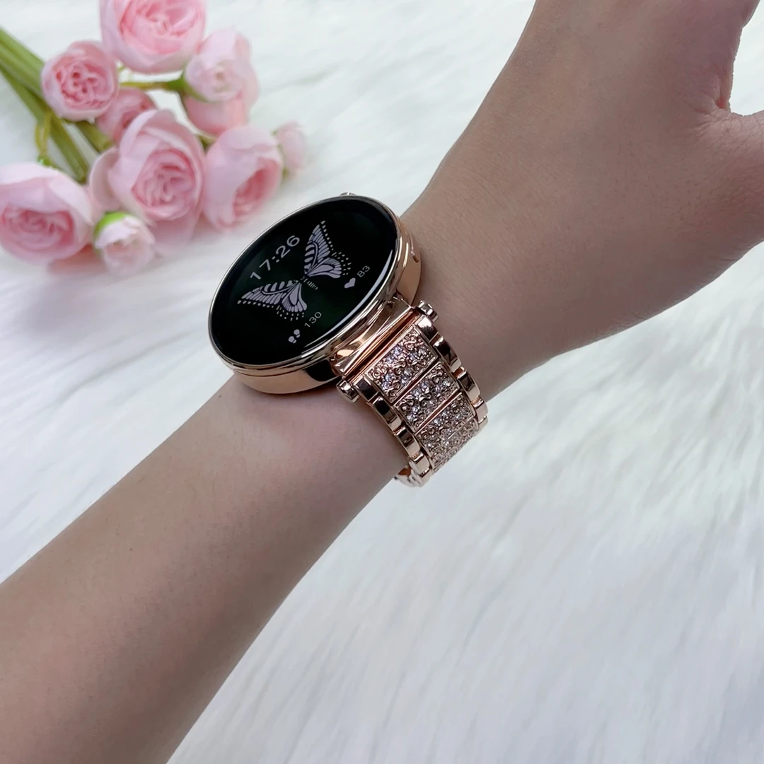 【轻奢高定款】女士智能手表多功能心率蓝牙通话离线支付带NFC运动G