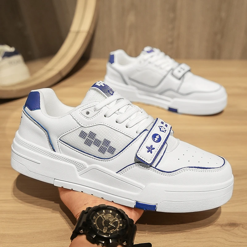 天生草牌2024新款休闲透气百搭时尚潮流男士休闲板鞋学生低帮潮鞋
