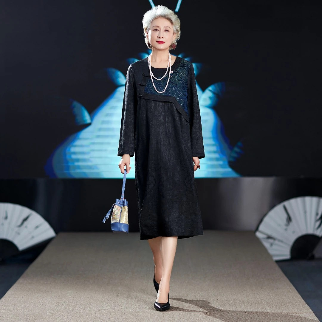 【万象有衣】辋川别业-高端女装原创设计师款连衣裙-6026时尚国风