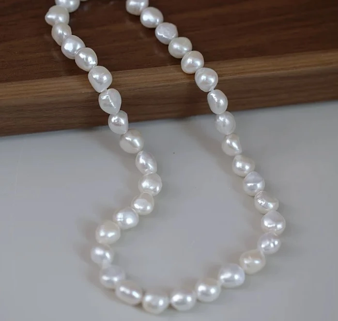 【珠公子】月光华尔兹大点位keshi珍珠项链（多样性发一）