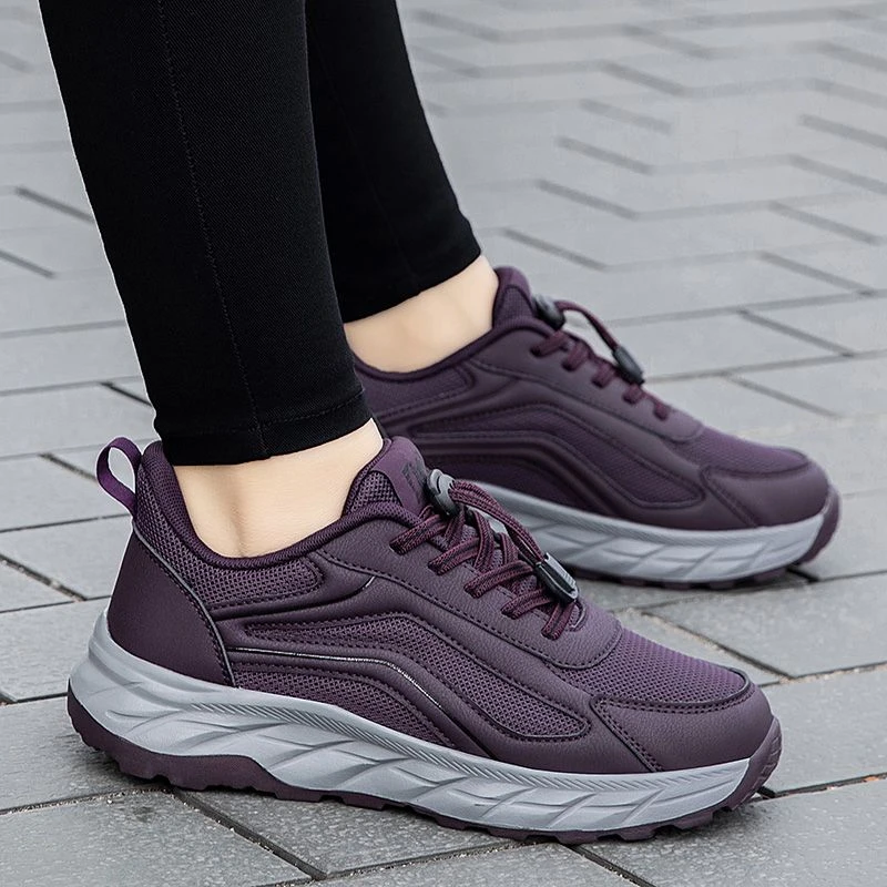 正品中老年老人鞋女秋季舒适防滑健步鞋中老年人运动鞋软底妈妈鞋