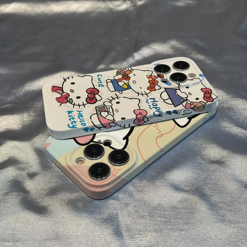巧壳适用【苹果华为oppovivo小米】菲林全包可爱猫猫手机硬壳创意手