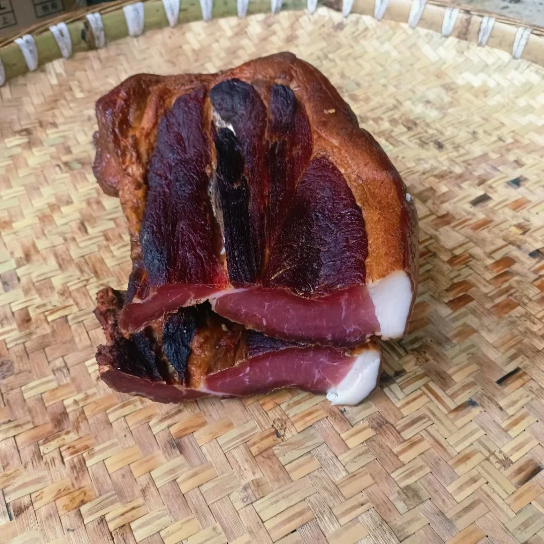 四川风味纯柴火烟熏无科技狠活二刀肉整块5斤起包邮瘦肉多 肥肉少