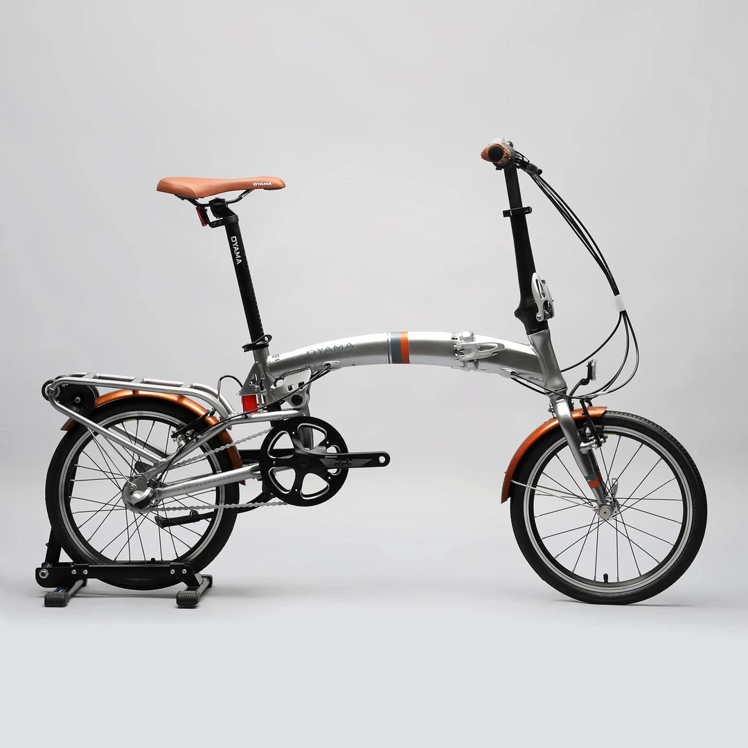 OYAMA欧亚马铝合金纵横折叠自行车16寸内3速男女式单车