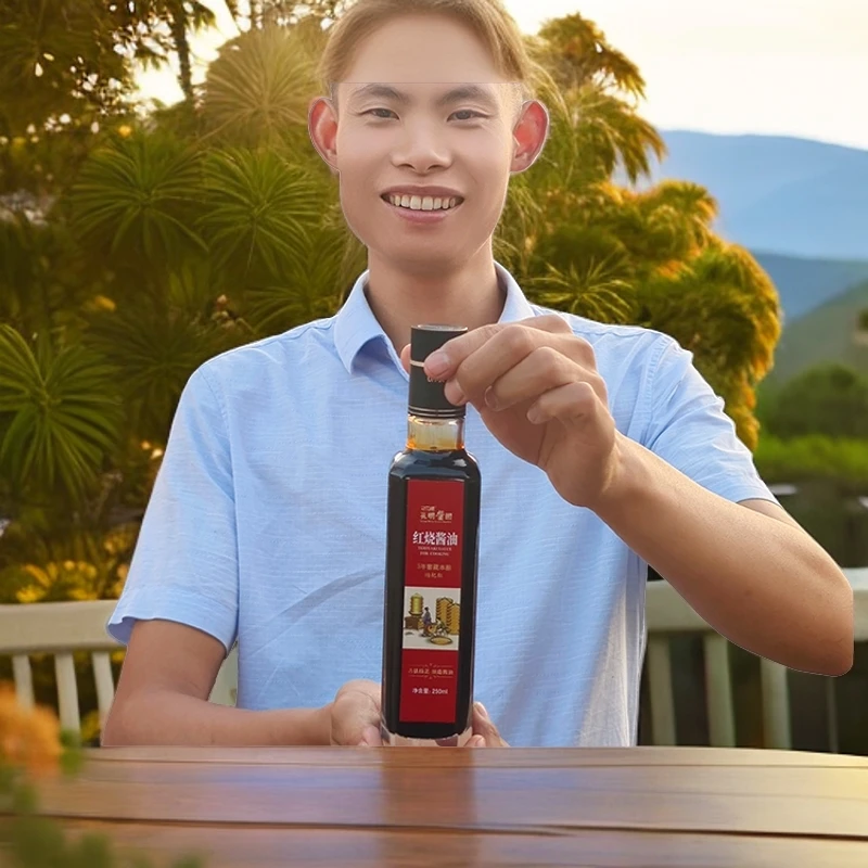 精选原料纯手工发酵酿造高规格食用纯粮食酱油纯黄豆酱油