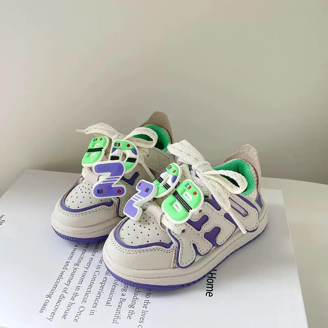 安妮家断码处理 巴斯光年紫 男女宝童鞋