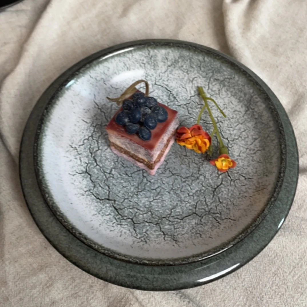 螺纹草帽茶道瓷器高温