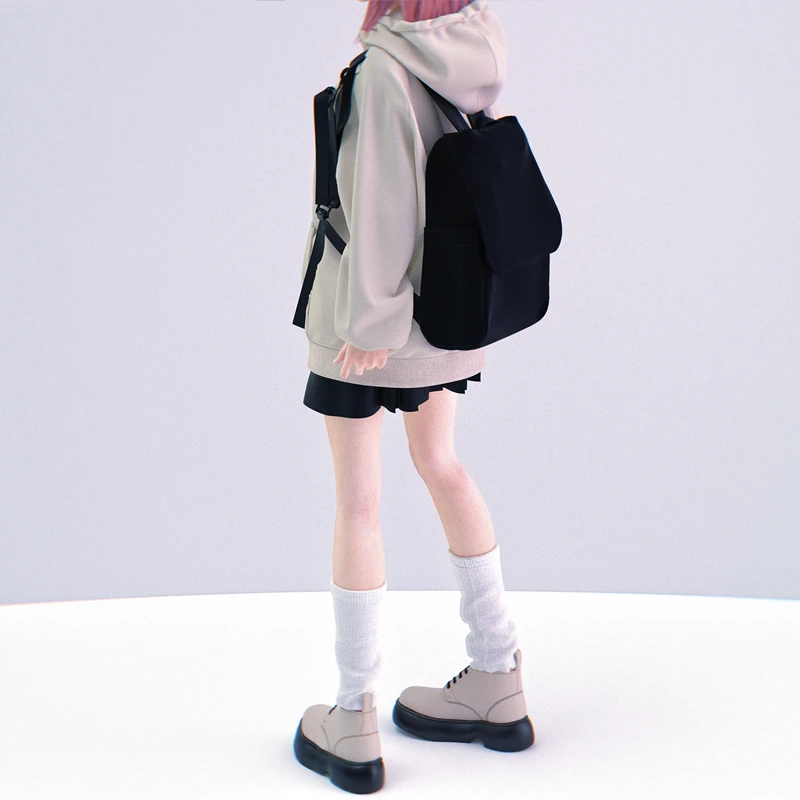 YONAIGA+ 原创ins日系双肩包男高中学生初中生书包电脑背包女包包