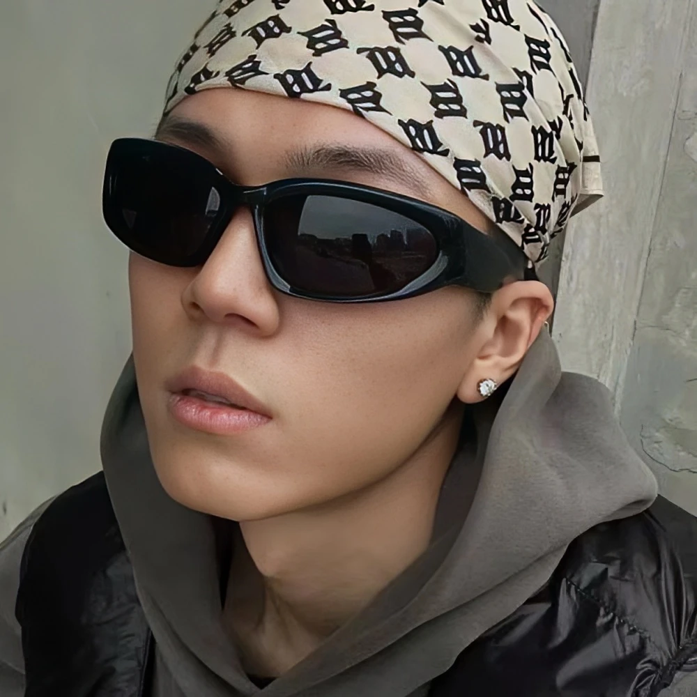 回头率超高！高颜值欧美风朋克太阳眼镜网红街拍时尚百搭男士款0