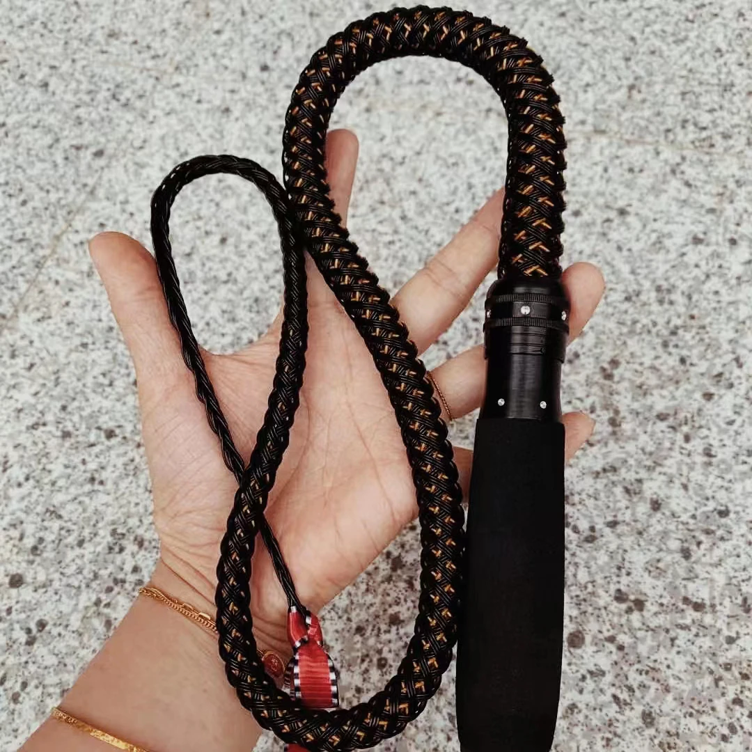 95公分实战型钢丝鞭，腰带鞭