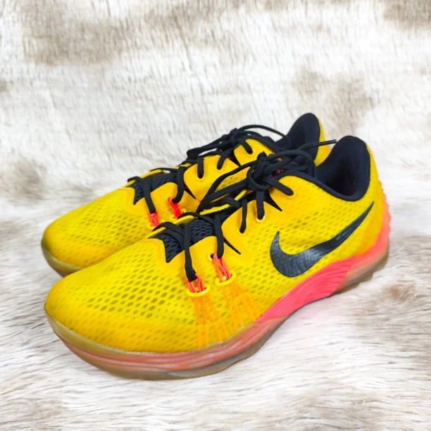 45码 正品 Kobe 毒液 黄 鞋口磨损鞋边溢胶 公价:3599#321d2