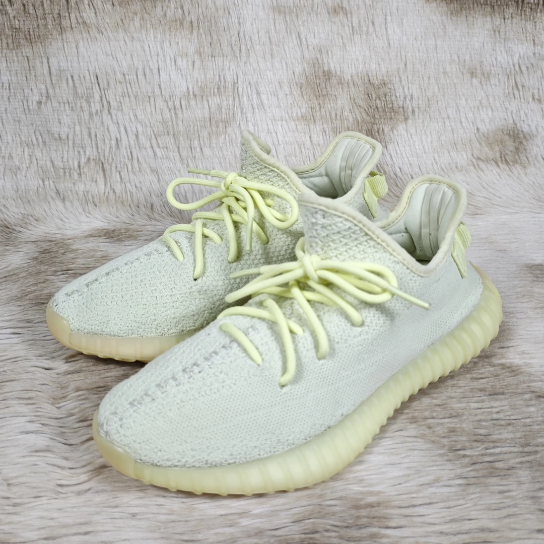 40.5码 正品 椰子350黄油 95新 公价：2726#032a0