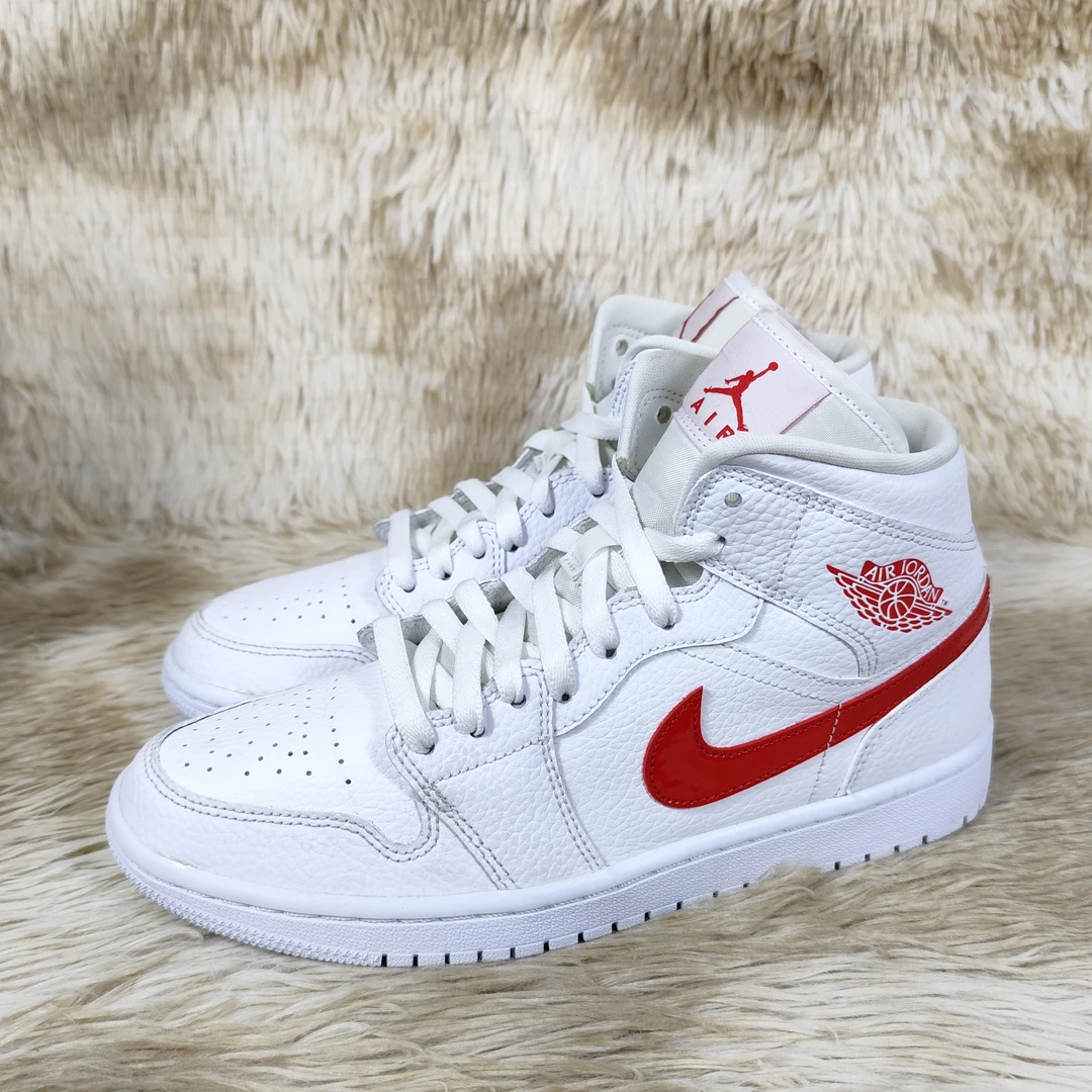 40.5码 正品 AJ1白红中帮99新有原盒无瑕疵 公价：一二九九#562f5