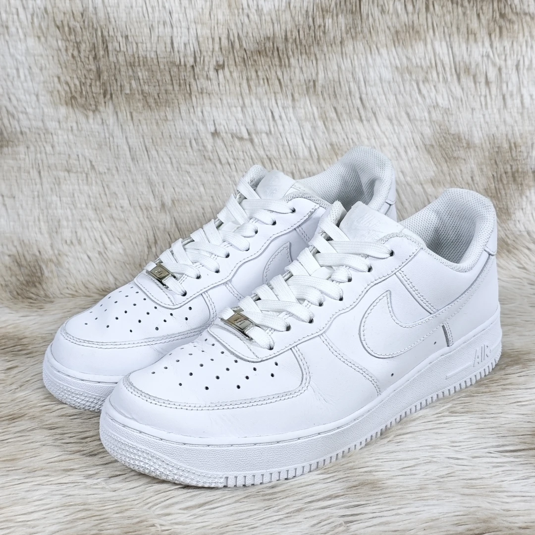 43码 正品 AF1 纯白 鞋面磨损 8新 公价:1249#611C2