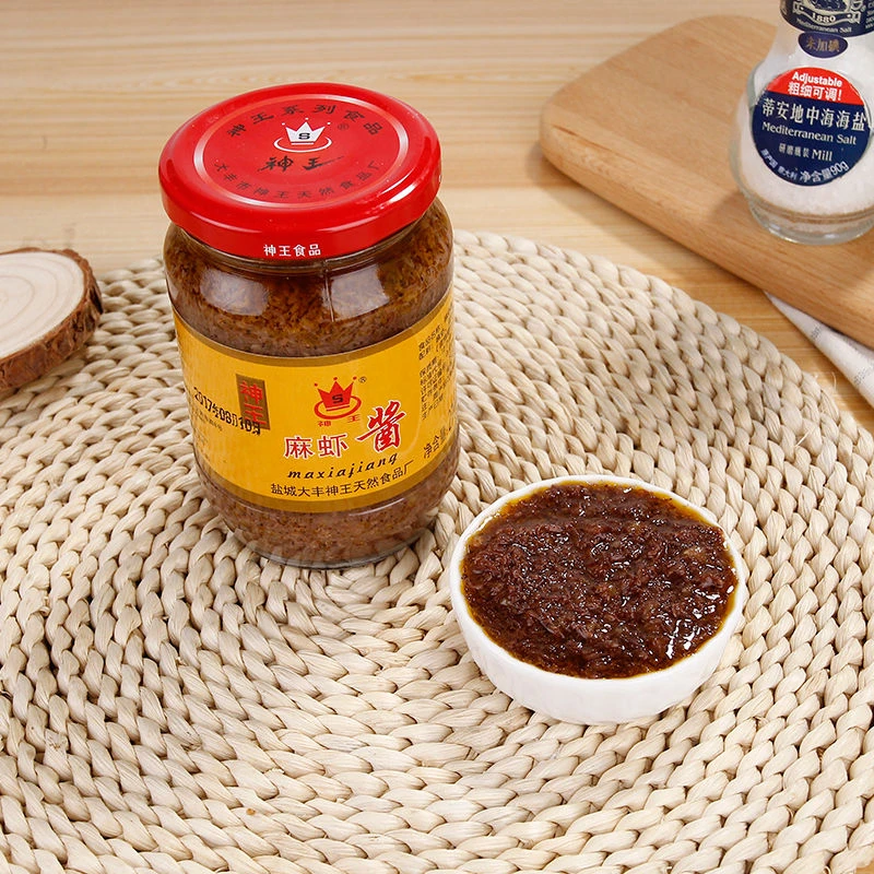 神王270g麻虾酱 盐城大丰特产海安即食虾酱海鲜酱