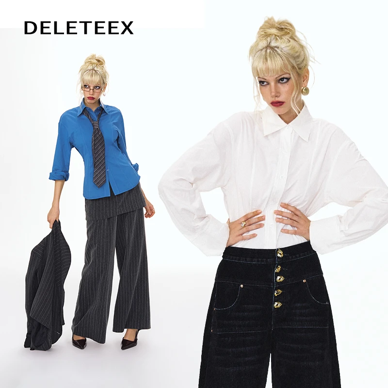 Deleteex名利场系列经典正领领型收腰气质正装衬衣