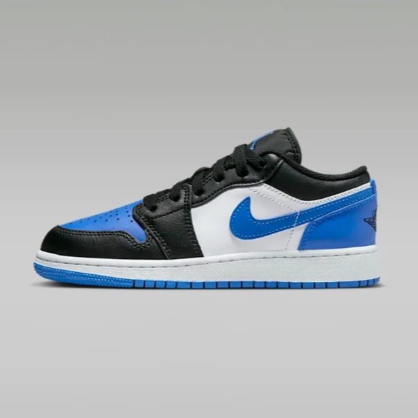 NIKE耐克AIRJORDAN1大童休闲鞋板鞋白蓝拼接北卡蓝女款553560-140