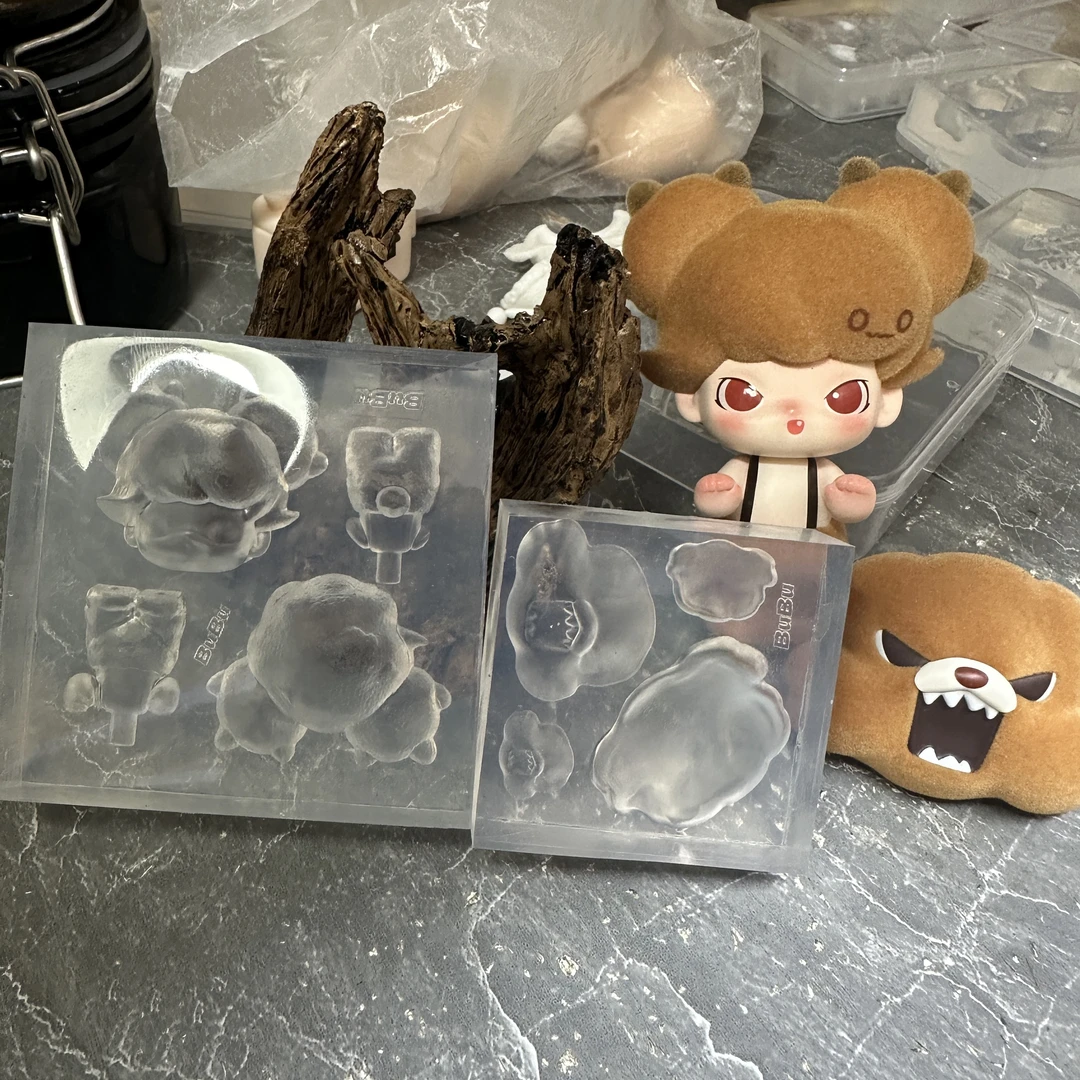 dimoo面具手作立体模具