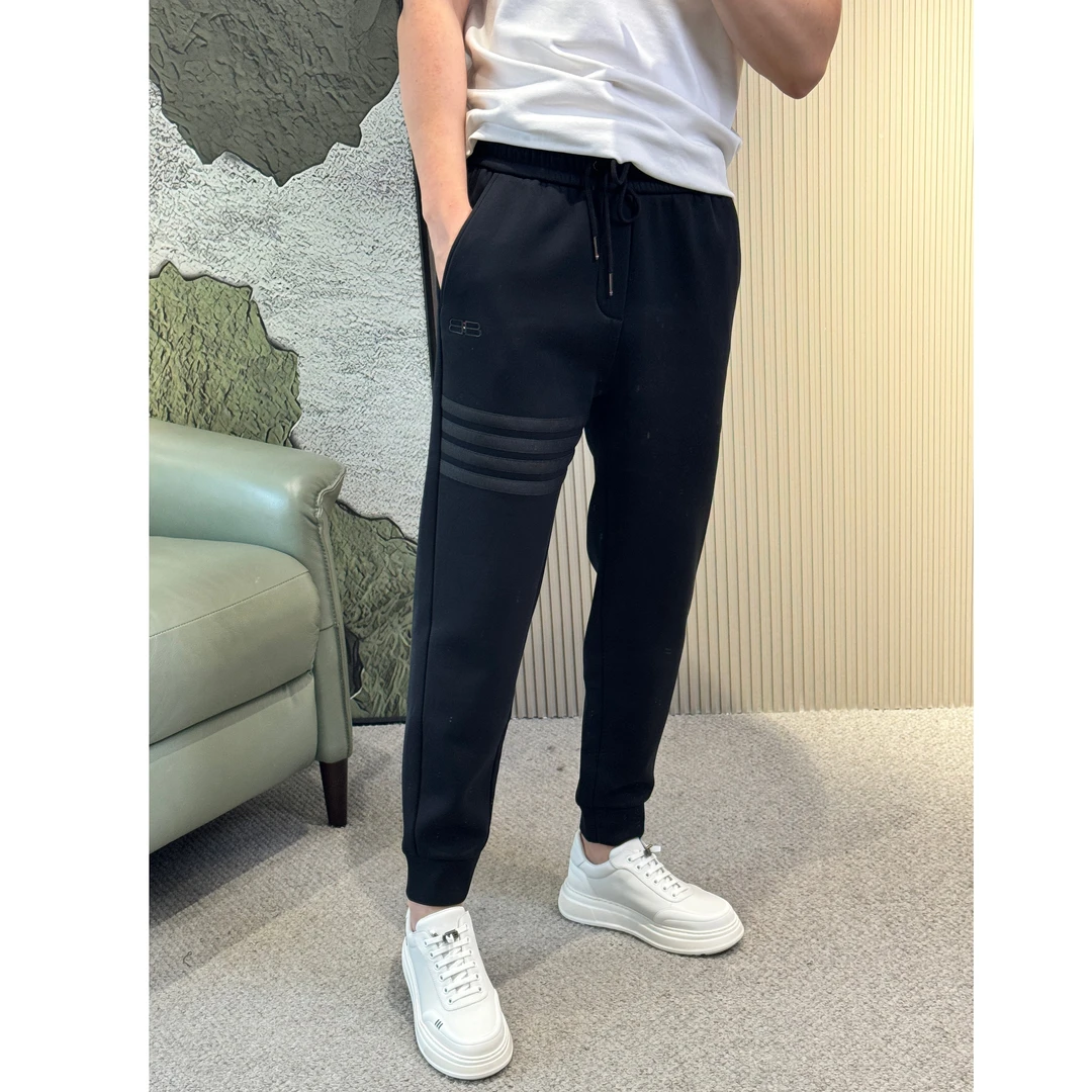 铭品添尚2023冬季新款男士加绒加厚时尚百搭保暖休闲裤#23W1061