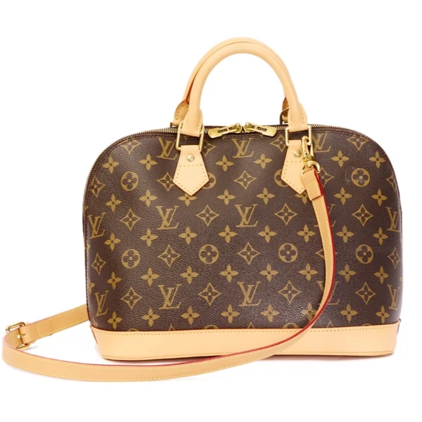 99新 LouisVuitton/路易威登 lv包 老花贝壳中号 换植鞣革