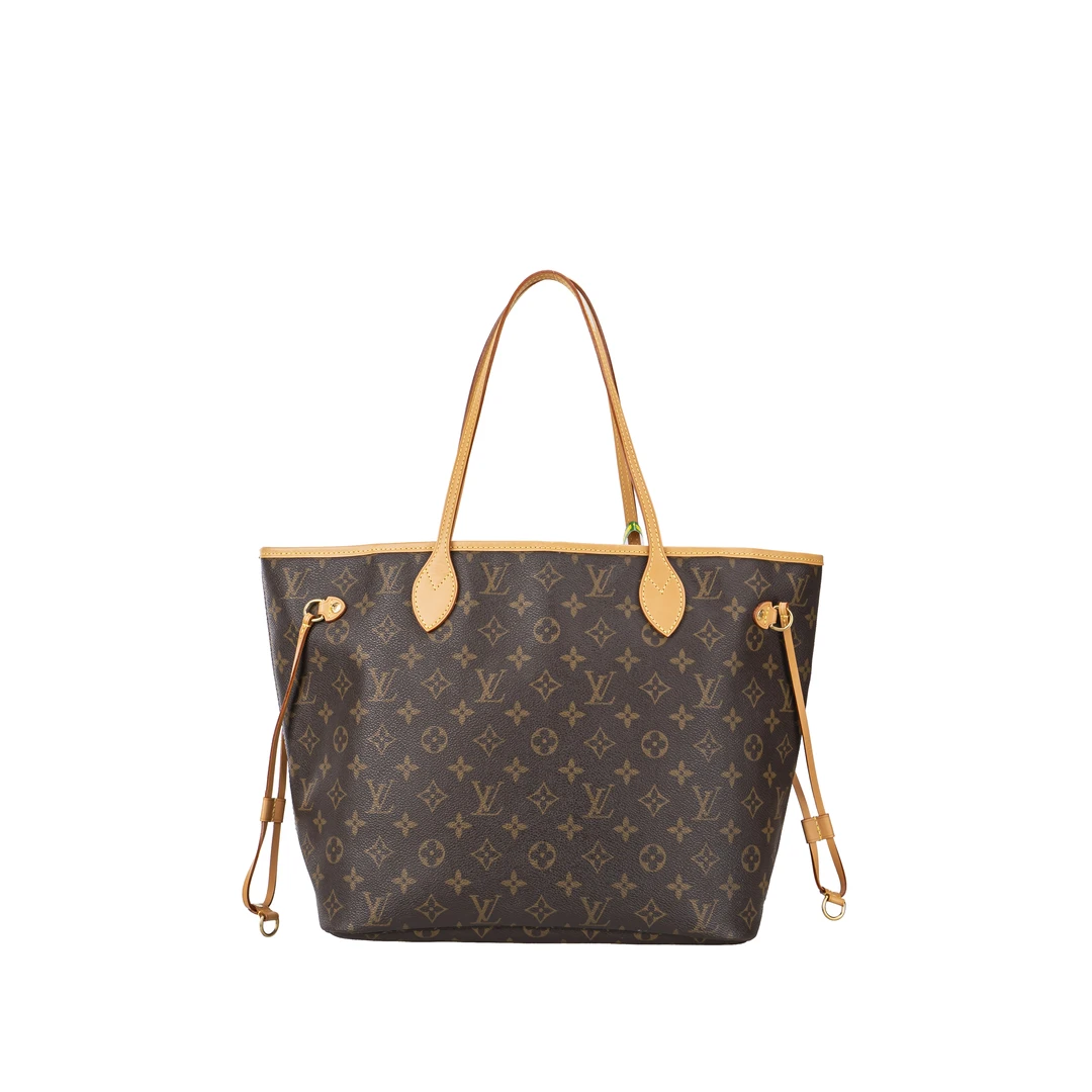 99新 LouisVuitton/路易威登 小七LV NF中号彩色托特包植鞣革更新