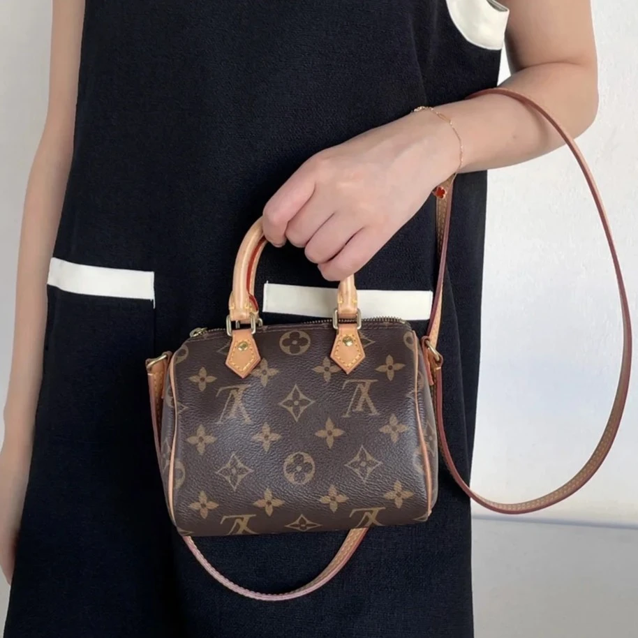 95新 95新 LouisVuitton/路易威登 speedy Nano枕头包全原