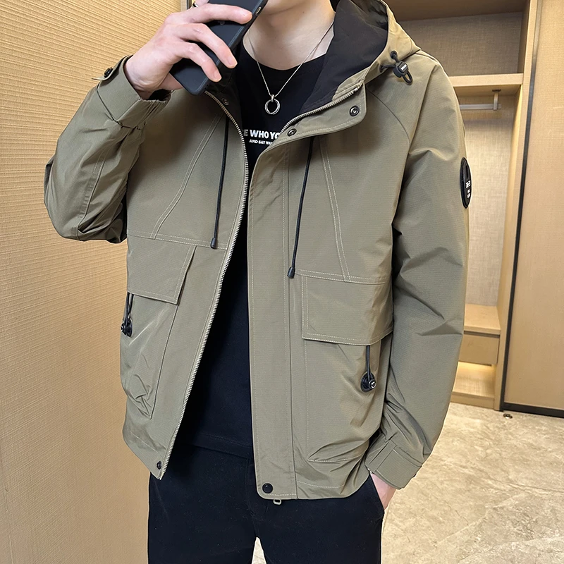 TUCANO/啄木鳥秋季潮流男外套时尚连帽工装夹克防风休闲男外套帅