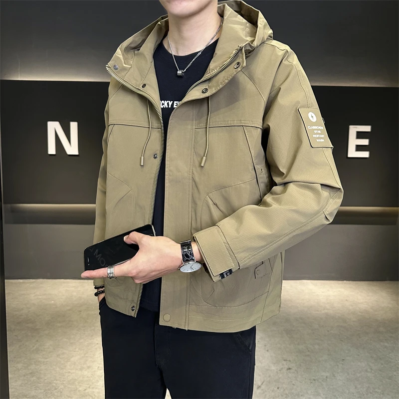 TUCANO/啄木鳥2024秋季新款连帽男士夹克休闲时尚工装百搭外套男