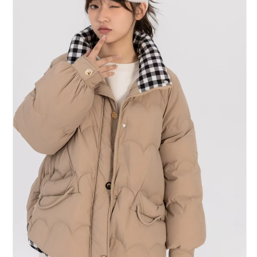 82225高端专享老林家天花板冬季羽绒服驼色