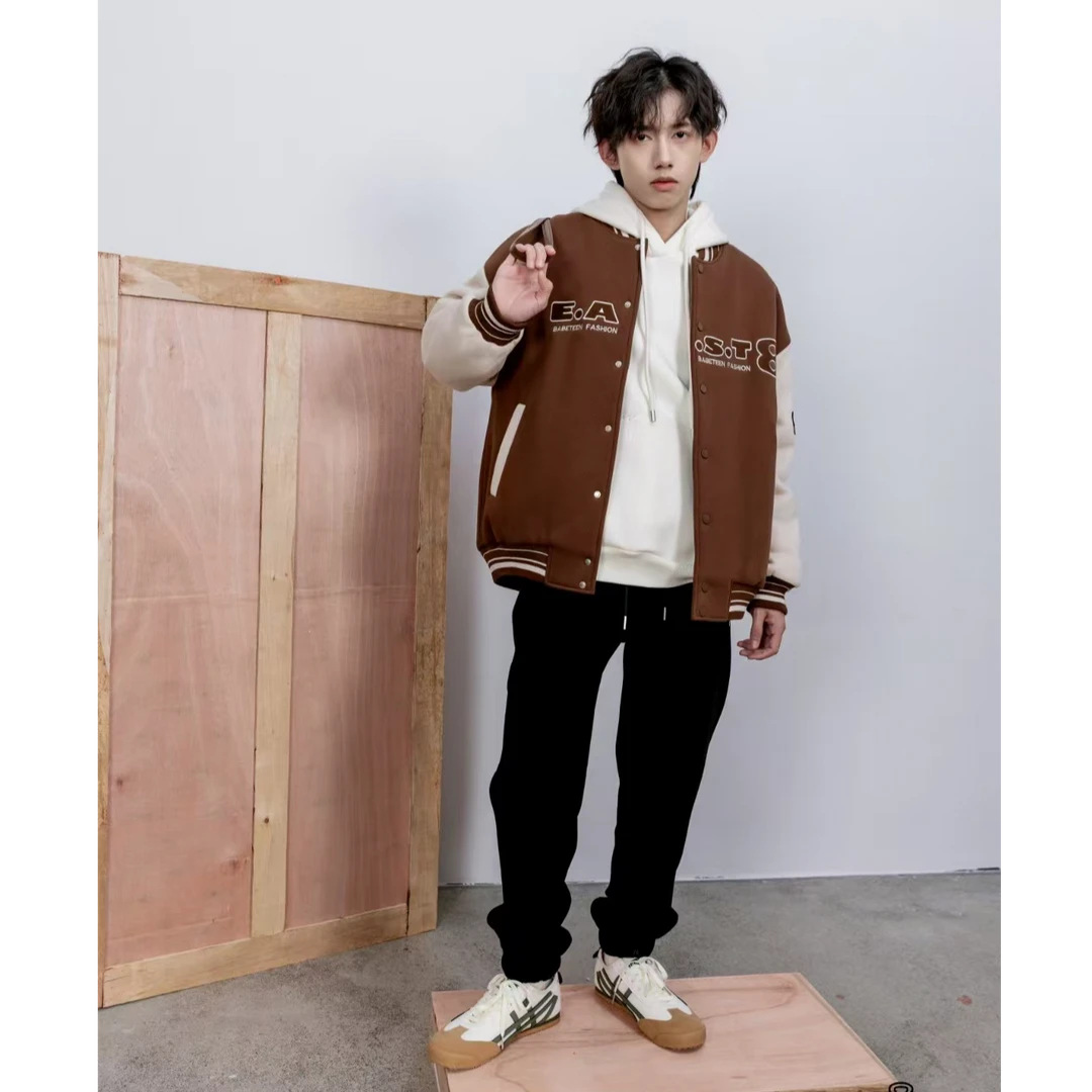 63993高端专享老林家天花板冬季夹棉外套咖色