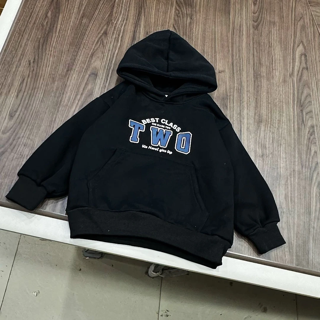 3199高端专享秋冬季加绒卫衣黑色